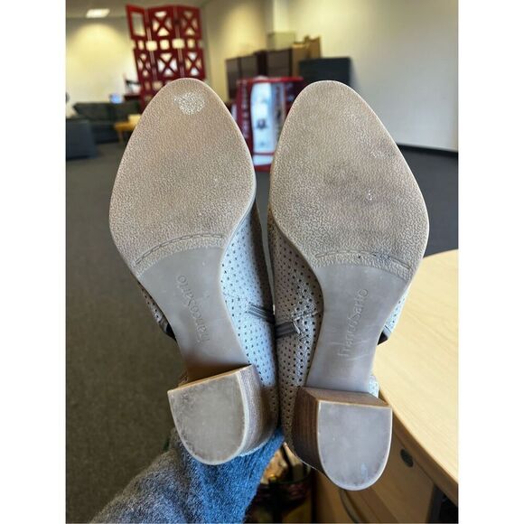 Franco Sarto Tan Dale2 Perforated Suede abilities sz 10 EUC - Picture 8 of 8